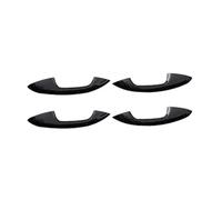 BTFWM 4 pegatinas for cubierta de manija puerta exterior, for, CE GLC GLB AB GLE GLS CLA GLA clase negro brillante Cubierta para manija de puerta exterior de coche