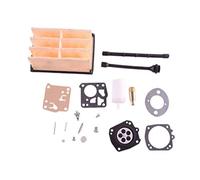 BTFWM 501544102 Kit de reparación carburador línea combustible y aceite filtro aire 503447203, for Husqvarna, 261 262XP 262XPH 268 272 272XP 394XP Filtro de aire para cortadora de césped