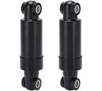 BTFWM Amortiguador for Bicicleta eléctrica, 2 Unidades, Color Negro, 750 LB, 110 mm, for Scooter Plegable. Amortiguador Delantero Ajustable