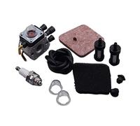 BTFWM Carburador for desmalezadora, filtro de aire con bulbo, conjuntos motor for STIHL, HS45, cortadora setos FC55, FS310 Filtro de aire para cortadora de césped