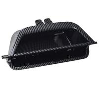 BTFWM Coche, for, X3 X4 F25 F26 2010-2017 Manija de puerta interior izquierda derecha LHD panel Cubierta embellecedora tirón Beige Negro 51417250307 Tirador de puerta interior de coche(Carbon Fiber)