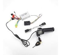 BTFWM Controlador de Motor CC sin escobillas for bicicleta y patinete eléctrico, acelerador de torsión, pantalla LED de velocidad, controlador de 36V y 450W Pantalla de visualización de patinete eléct