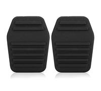 BTFWM Cubierta de goma for pedales, 1 par almohadillas for embrague coche, cubierta for pedal freno pie, negra, for Transit, MK6 MK7 2000-2014 Protector de pedales para coche