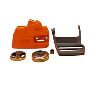 BTFWM Cubierta del freno de cadena 325 7T Kit de palanca de protección del mango del tambor del embrague Piezas de repuesto for motosierra, for Husqvarna, 350 340 353 345 Mango de freno de motosierra