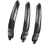 BTFWM Cubierta embellecedora de tirador manija del Panel la puerta apoyabrazos interior lado izquierdo derecho, for, E70 X5 E71 X6 Tirador de puerta interior de coche(Carbon fiber-LHD)