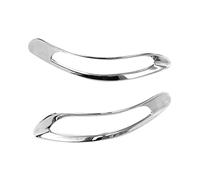 BTFWM Embellecedor de marco de luz antiniebla for parachoques trasero, cromado ABS, for Peugeot 5008 2017 2018 Carcasa de faro antiniebla