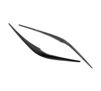 BTFWM Embellecedores de faros delanteros y traseros for CX-5, CX-5 KF (2017, 2018, 2019, 2020 y 2021) cubierta de ceja de luz delantera(Carbon Front 2pcs)