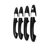 BTFWM Etiquetas engomadas negras de la tapa captura del ajuste cubierta manija puerta coche Cubierta exterior, for CR-V 2007-2011 Cubierta para manija de puerta exterior de coche