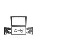 BTFWM Fascias de Radio Dobles de 2 DIN for Opel, C, Agila, Combo, Meriva, Omega B, Ignumtigra, Kit de Montaje en Tablero, Panel estéreo Panel Frontal de Radio de Coche(178x100mm)