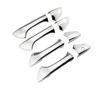 BTFWM For Accord, 8th 2008-2012, cubierta de manija puerta coche carbono cromado, pegatinas tapa captura estilo Cubierta para manija de puerta exterior de coche(Silver)