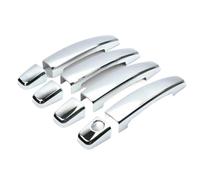 BTFWM For Chevrolet, Captiva, Camaro, Cruze, Malibu, Spark, cubierta de manija puerta coche, pegatinas tapa captura automática Cubierta para manija de puerta exterior de coche(Silver)