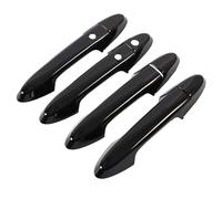 BTFWM For City, 2014-2020, cubierta de manija puerta coche carbono cromado, pegatinas cuenco, accesorios, estilo Cubierta para manija de puerta exterior de coche(Carbon 3 Holes)