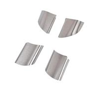 BTFWM For Ford, for Focus Mk2 2005 2006 2007 2008 2009 2010 2011, Cubierta cromada del Panel del Volante Insignia Inserto embellecedor Euro Guarnición 4 Piezas Pegatina Emblema del Volante Mk2(Blue)