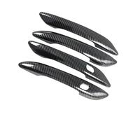 BTFWM For Hyundai, I20 accesorios BC3 BI3 MK3 2022 2021 2020 cubierta de manija puerta fibra carbono conjunto molduras estilo coche Cubierta para manija de puerta exterior de coche