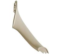 BTFWM for, Serie 5 F10 F11 Beige Negro Coche Izquierdo Derecho Interior Manija interior Panel de puerta Cubierta embellecedora tracción Tirador de puerta interior de coche(Beige-White-Right)