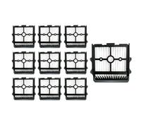 BTFWM For Tineco Floor ONE S5/Floor One S5 Pro 2/, rodillos de cepillo repuesto for aspiradora Extreme Smart y filtros HEPA Filtro de aspiradora(10PCS)