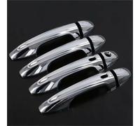 BTFWM For Toyota, Vios/Yaris 3ª generación XP150 2013-2021 pegatinas de protección cubierta manija puerta coche LHD cromadas/carbono Cubierta para manija de puerta exterior de coche(Silver Smart)