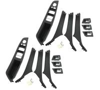 BTFWM Juego de 2 manijas puerta interiores coche RHD, cubierta embellecedora tirador panel interior, for, Serie 5 F10 F11 520 525 negro 51417225875 51417225849 Tirador de puerta interior de coche