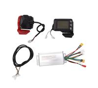 BTFWM Kit controlador de motor sin escobillas for bicicleta eléctrica de 24 V y 250 W con pantalla y acelerador de pulgar, for LENZOD, scooter eléctrico Pantalla de visualización de patinete eléctrico