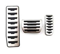 BTFWM Kit de 3 cubiertas for pedales freno gas y acelerador for coche AT, for Jaguar, XF XE F-PACE E-PACE, for, for, Evoque Discovery Sport LHD Protector de pedales para coche