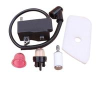 BTFWM Kit de filtro aire y combustible con magneto bobina encendido for Husqvarna, 125, 128, 125L, 125E, 128L, 128LD, 124L, 128C, piezas for cortadora césped Filtro de aire para cortadora de césped