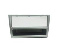 BTFWM Kit de molduras de 1 DIN for Radio de Coche Ame Fascia for 2005-2009, for Opel, Agila, for, Meriva Ignum Tigra, Panel de salpicadero, Reproductor de DVD Panel Frontal de Radio de Coche(Silver)