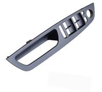 BTFWM LHD 3 Colores Interior Puerta Apoyabrazos Ventana Interruptor Panel Tirador Trim Reemplazo, for, X5 X6 E70 E71 51416969401 Tirador de puerta interior de coche(Black-Panel)