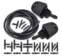 BTFWM Manguera de boquilla de agua de chorro de limpiaparabrisas delantero 93160047 7700823915, for Renault, Trafic II X83, for Opel, for Vauxhall, Vivaro Primastar Boquilla lavaparabrisas(With Regula