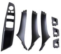 BTFWM Manija de puerta interior coche LHD fibra carbono, for, serie 5 F10 F11 520d 525d 530d 535i cubierta embellecedora tirador panel 51417225851 Tirador de puerta interior de coche(Model B Black)