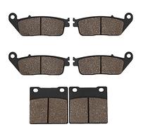 BTFWM Pastillas de freno delanteras y traseras for motocicletas GSX 400 GSX400 Impulse 1994-1996 GSF 600 GSF600 1995-1999 Juego de pastillas de freno delanteras y traseras(Front and Rear)