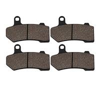 BTFWM Pastillas de freno delanteras y traseras for motocicletas Harley DAVIDSON, FLTRU Road Glide Ultra 2011 2012 FLHX Street 2008-2014 Juego de pastillas de freno delanteras y traseras(2pairs)