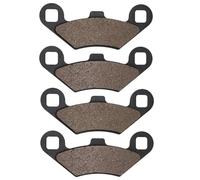 BTFWM Pastillas de freno delanteras y traseras for motocicletas Polaris 300 Hawkeye 2x4 4x4 2007-2009 Juego de pastillas de freno delanteras y traseras(2pairs)