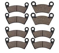 BTFWM Pastillas de freno delanteras y traseras for motocicletas Polaris Ranger EV 2010 2011 2012 2013 2014 2015 Juego de pastillas de freno delanteras y traseras(Front and Rear)