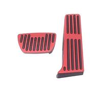 BTFWM Pedal de freno y acelerador aluminio for coche, reposapiés, almohadillas protectoras for Toyota Highlander XU70 2020 2021 2022 Protector de pedales para coche(Black FOOTREST 1PCS BLUE)