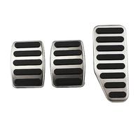 BTFWM Pedales de reposapiés for pedales acelerador, freno y embrague coche, for Swift, Alto, Jimny Protector de pedales para coche(Black MT)