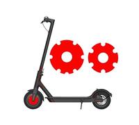 BTFWM Pegatina for rueda delantera de patinete eléctrico, carcasa protectora de PVC for motor, accesorios for patinete eléctrico Xiaomi M365/1s/Pro Cubiertas de ruedas reflectantes para monopatín eléc