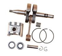 BTFWM Reemplazo del pistón del Cilindro, Kit de Sello de Aceite de pistón de cigüeñal de 50mm, Apto for Husqvarna, for Motosierra 365 371 372 362, Piezas de Motor, Motosierra de Gasolina