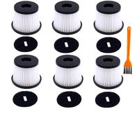 BTFWM Reemplazos de filtro HEPA for aspiradoras, for Hyundai H-VCH06 h-vch07, accesorios piezas aspiradora mano Filtro de aspiradora(6pcs)