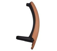 BTFWM Reposabrazos negro beige for coche, manija de puerta interior izquierda derecha, cubierta embellecedora tirar del panel, for, E70 E71 X5 X6 Tirador de puerta interior de coche(Brown-Left)