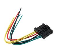 BTFWM Resistencia del ventilador Motor calefactor coche, for Citroen, Xsara Picasso, for Peugeot, 206 307 6441AP 6441AL 6441.AP 9140010283 Reemplazo de la resistencia del motor del ventilad(Plug)