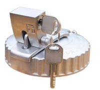 BTFWM Tapa antirrobo for tanque de combustible diésel de excavadora, for Hitachi, Kobelco, Komatsu, Carter, Doosan y Daewoo. tapa de bloqueo del tanque de combustible(One Padlock)