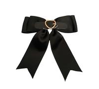 Btgghytr 1/2 horquillas con forma de corazón con lazo para niñas, clip para el pelo de Halloween, coleta con perla, para mujer, pinzas de peinado para mujeres y niñas