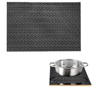 Btgghytr Alfombrillas resistentes para encimera de cocina de inducción, materiales de silicona con diseño antideslizante, fácil mantenimiento, protectores frontales de estufa de inducción