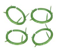 Btgghytr Bucle de riego de plantas para contenedores, paquete de 4 | Guía de agua de raíz de tres estacas con conector de tubo y fácil cuidado diario de enjuague