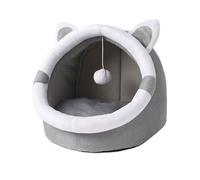 Btgghytr Cama de felpa para gatos, cama de dormir para gatitos, nido de perro pequeño, cojín de invierno para dormir, antiarañazos, ropa de cama para mascotas y gatos