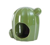Btgghytr Cama nido de porcelana para hámster con forma de cactus de dibujos animados