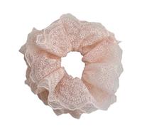 Btgghytr Coleteros para cola de caballo sofisticados de doble capa de encaje de doble capa elástica para el pelo, adecuados para varios