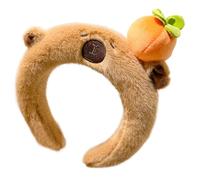 Btgghytr Diadema para mujeres y niñas, accesorios divertidos para fotomatón de capibaras con clip para el pelo, diadema de fiesta, divertido cabello