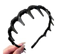 Btgghytr Diadema para mujeres y niñas, bandas de pelo de algodón de resina antideslizante para mujeres, entrenamientos, spa, lavado facial, agarre seguro