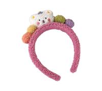 Btgghytr Diadema para mujeres y niñas, con diseño de oso adorable, bonita diadema divertida, accesorio para el cabello